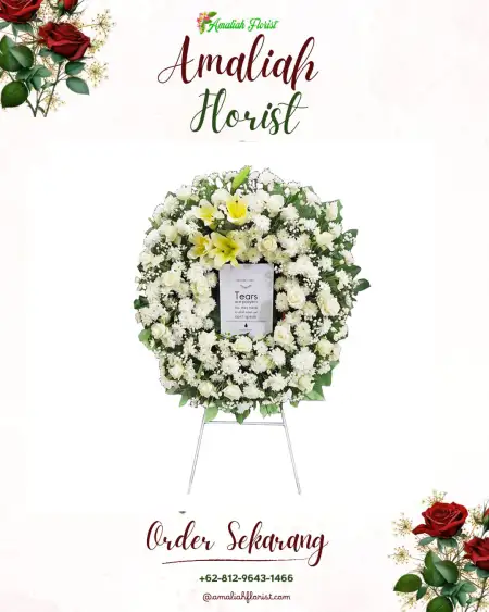 Krans Bunga Duka Tandes